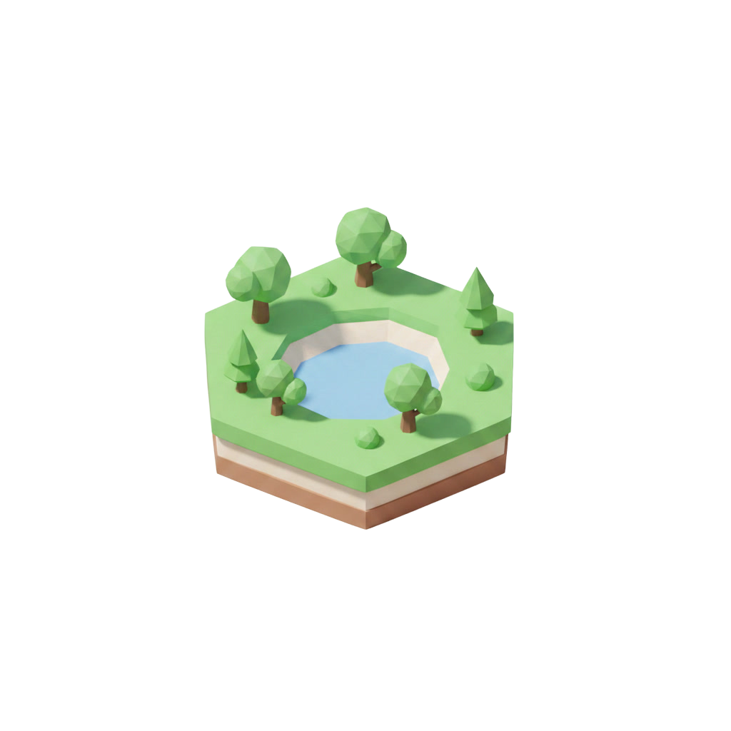 Isleo clay paradise hex tile